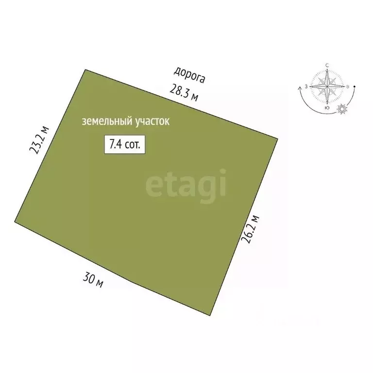 Участок в Севастополь ш. Монастырское, 8/3 (7.4 сот.) - Фото 2