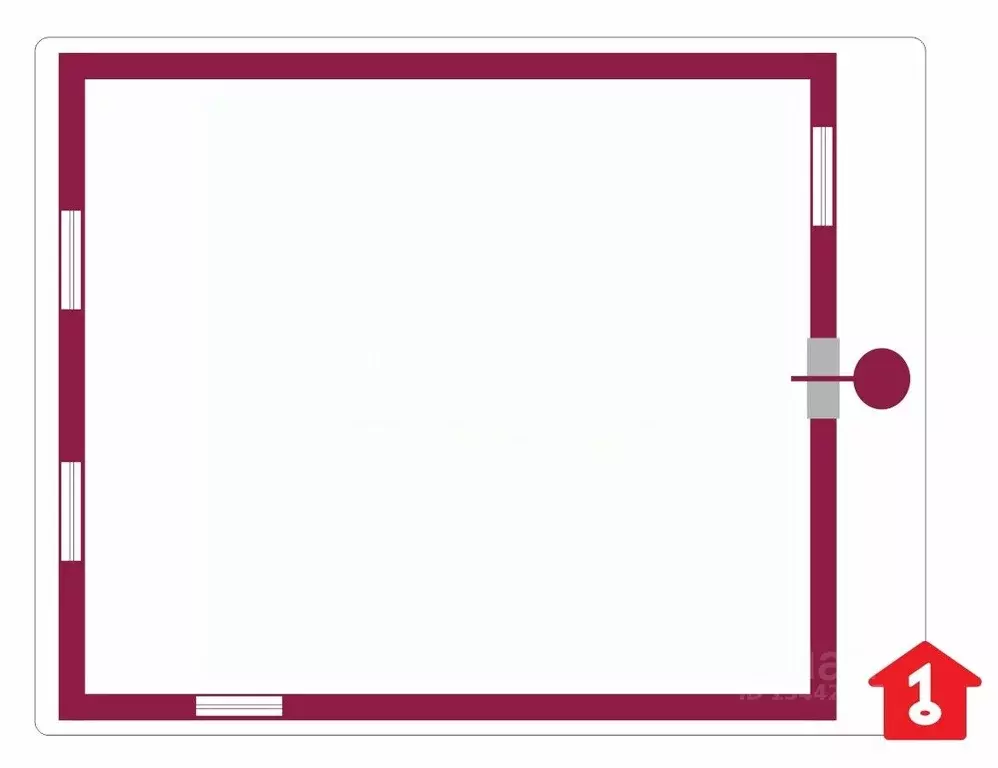 Дом в Омская область, Таврическое рп пер. Космонавтов (67 м) - Фото 2