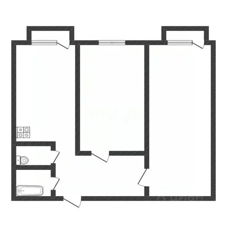 2-к кв. Алтайский край, Бийск ул. Александра Матросова, 31 (47.0 м) - Фото 2
