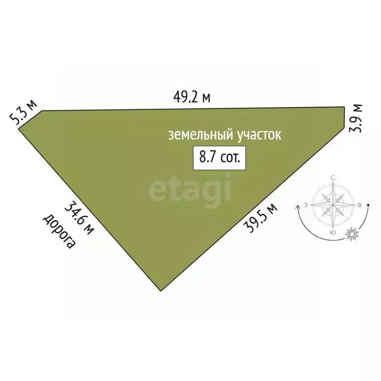 Участок в Тюменская область, Тюменский муниципальный округ, д. ... - Фото 1