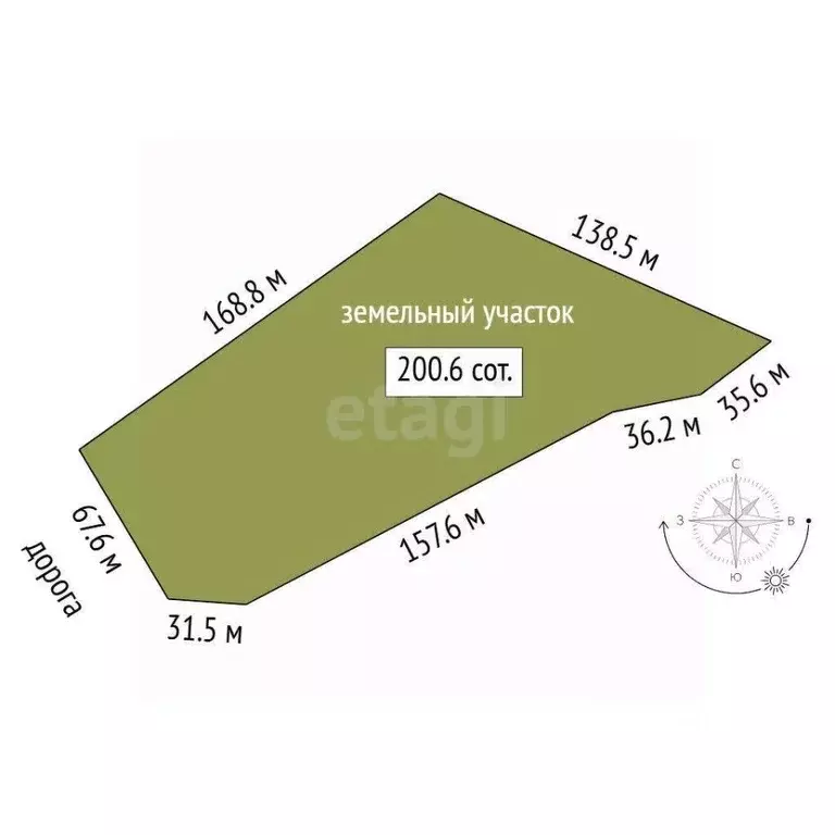 Участок в Свердловская область, Слободо-Туринский район, ... - Фото 2
