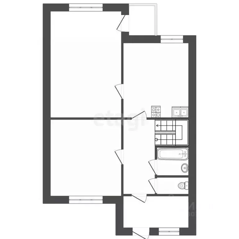 Дом в Ярославская область, Мышкин ул. Энергетиков, 16 (125 м) - Фото 1