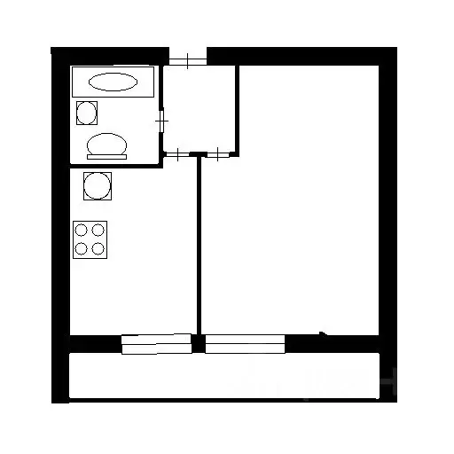 1-к кв. Москва ул. Генерала Антонова, 5К5 (40.0 м) - Фото 1