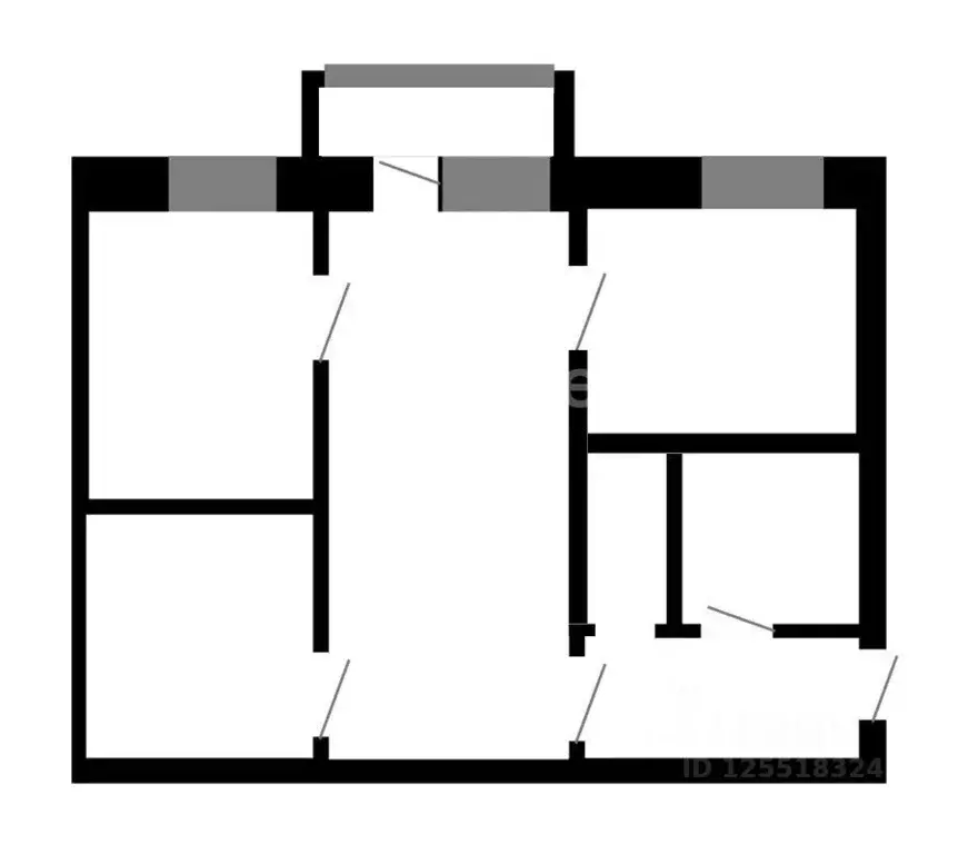 2-к кв. Нижегородская область, Кстово Театральная ул., 12 (42.0 м) - Фото 2