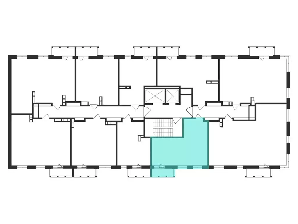 2-комнатная квартира: Балашиха, микрорайон Железнодорожный, микрорайон ... - Фото 2