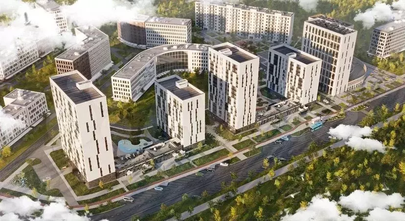 2-к. квартира, 52,8 м, 8/11 эт. - Фото 1