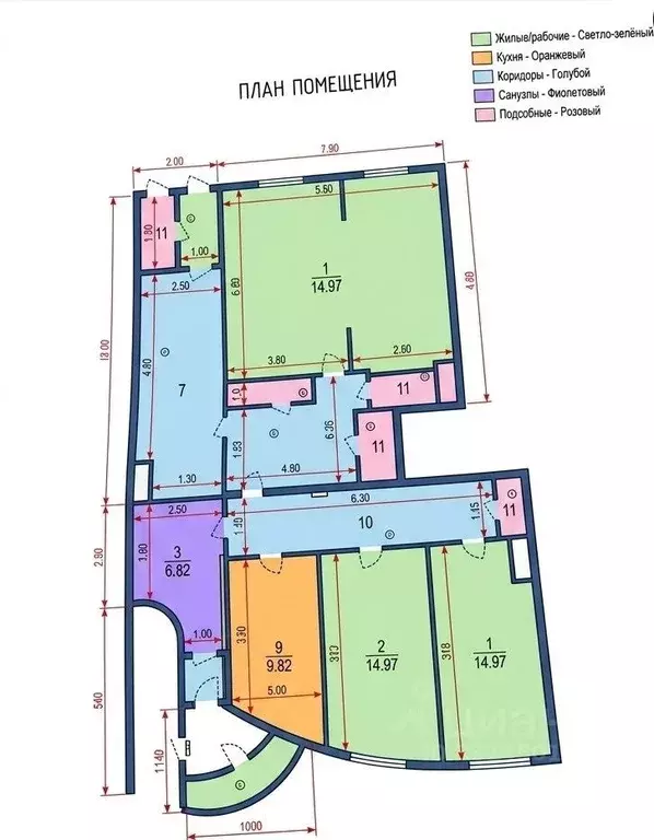 Офис в Ханты-Мансийский АО, Сургут Университетская ул., 7 (208 м) - Фото 1