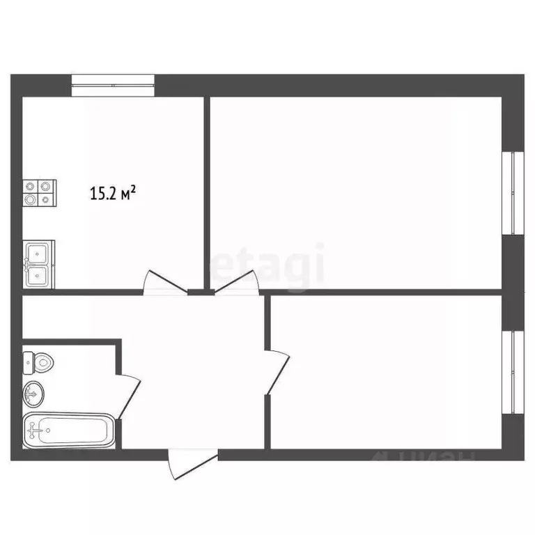 2-к кв. Ярославская область, Ярославль ул. Жукова, 21А (63.0 м) - Фото 2