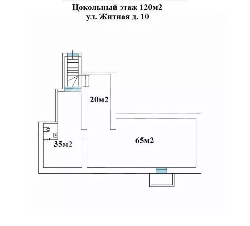 Помещение свободного назначения в Москва Житная ул., 10 (85 м) - Фото 2