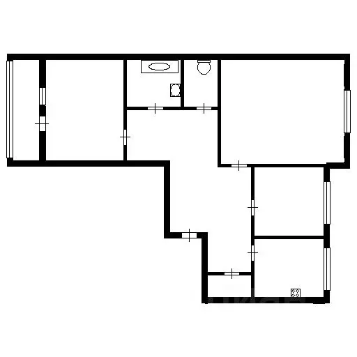 3-к кв. Ленинградская область, Волхов Авиационная ул., 11 (64.5 м) - Фото 1