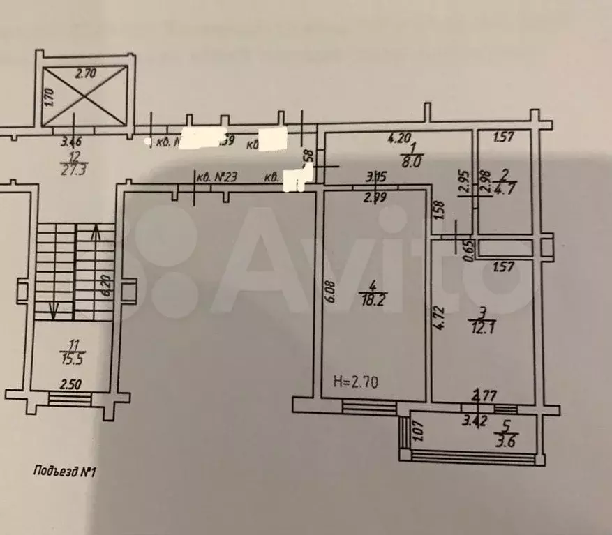 1-к. квартира, 47 м, 3/9 эт. - Фото 0