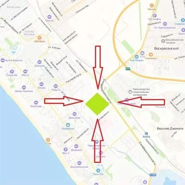 Участок в Краснодарский край, Анапа ул. Василия Маргелова, 1В (109.3 ... - Фото 1