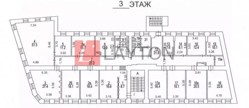 Офис в Москва Пятницкая ул., 55/25С4 (393 м) - Фото 1