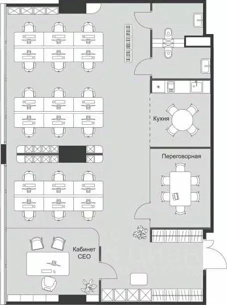 Офис в Москва 3-я Хорошевская ул., 18/2 (126 м) - Фото 1