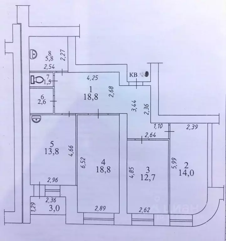 3-к кв. Хабаровский край, Комсомольск-на-Амуре ул. Аллея Труда, 40 ... - Фото 0