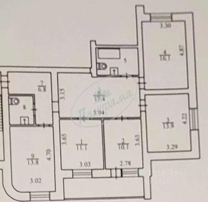 4-к кв. Калужская область, Калуга Московская ул., 184к1 (98.3 м) - Фото 2