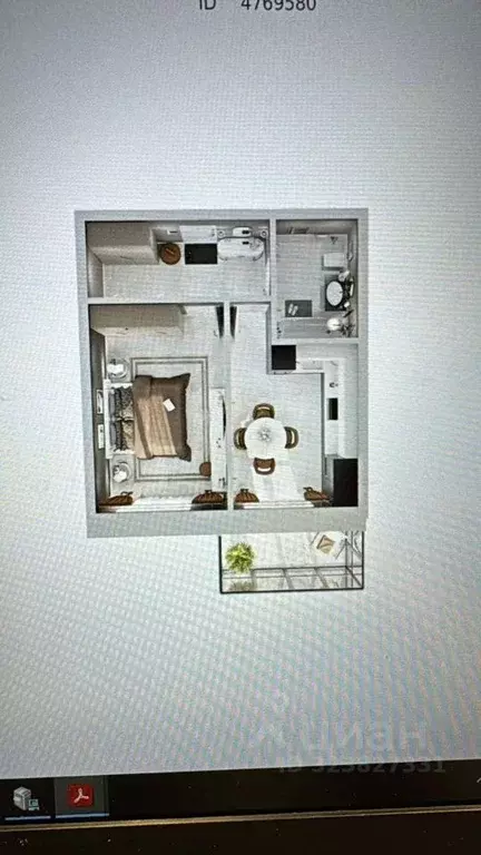 1-к кв. Иркутская область, Иркутск ул. Юрия Левитанского, 12 (46.2 м) - Фото 2