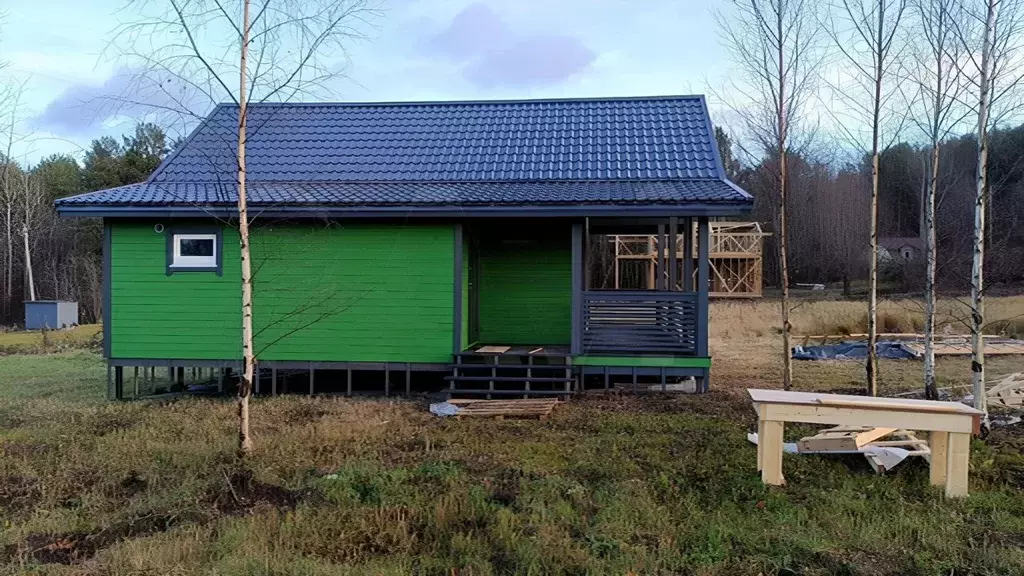 Дом в Карелия, Лахденпохский муниципальный округ, пос. Тиурула  (80 м) - Фото 1