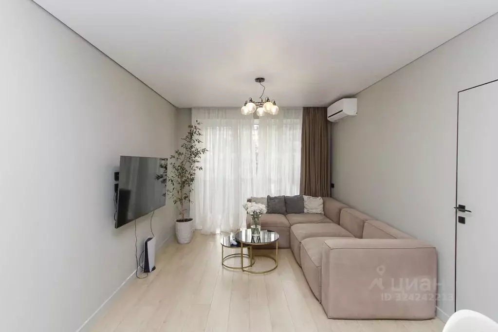 2-к кв. Тюменская область, Тюмень ДОК мкр, ул. Воронинская, 43 (57.1 ... - Фото 1