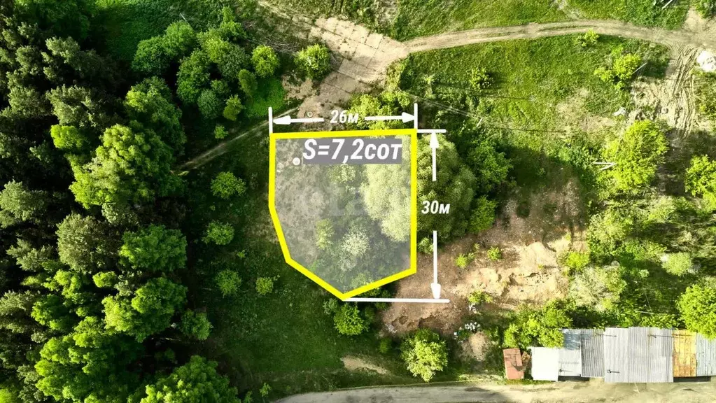 Участок в Томская область, Томск д. Лоскутово, Октябрьская ул. (7.2 ... - Фото 1