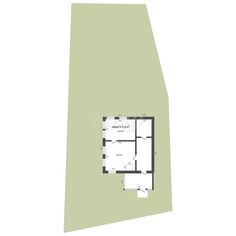 Дом в село Нижнекаменка, Извозная улица (32.6 м) - Фото 1