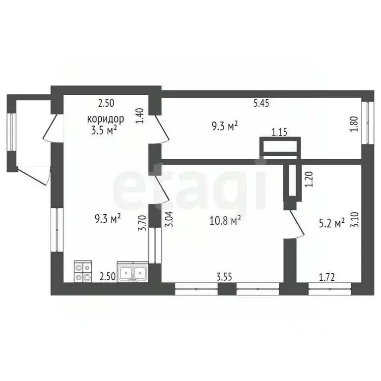 Дом в Ростовская область, Таганрог Ружейный пер. (45 м) - Фото 2