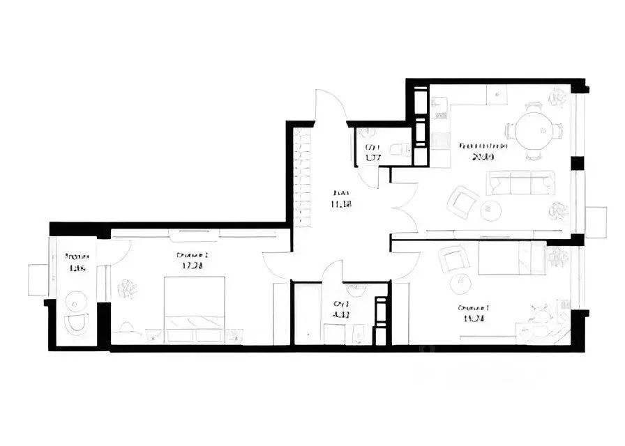 2-к кв. Москва Тайнинская ул., 9к1 (77.0 м) - Фото 1