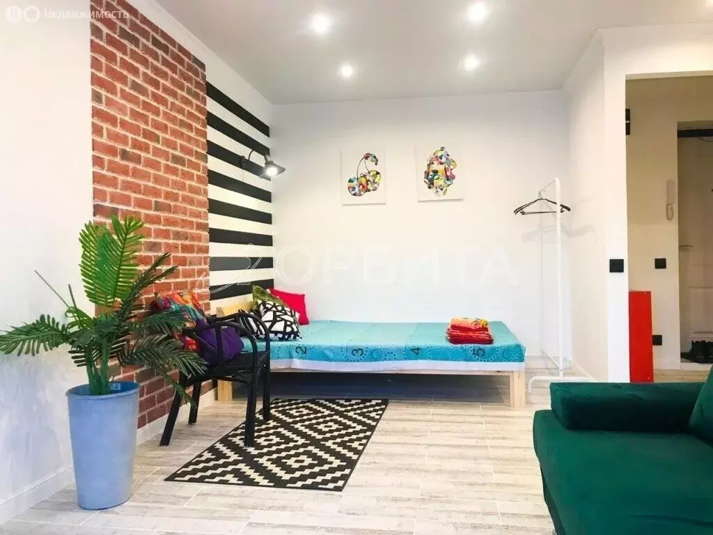 1-комнатная квартира: Тюмень, улица Республики, 158 (28.4 м) - Фото 1