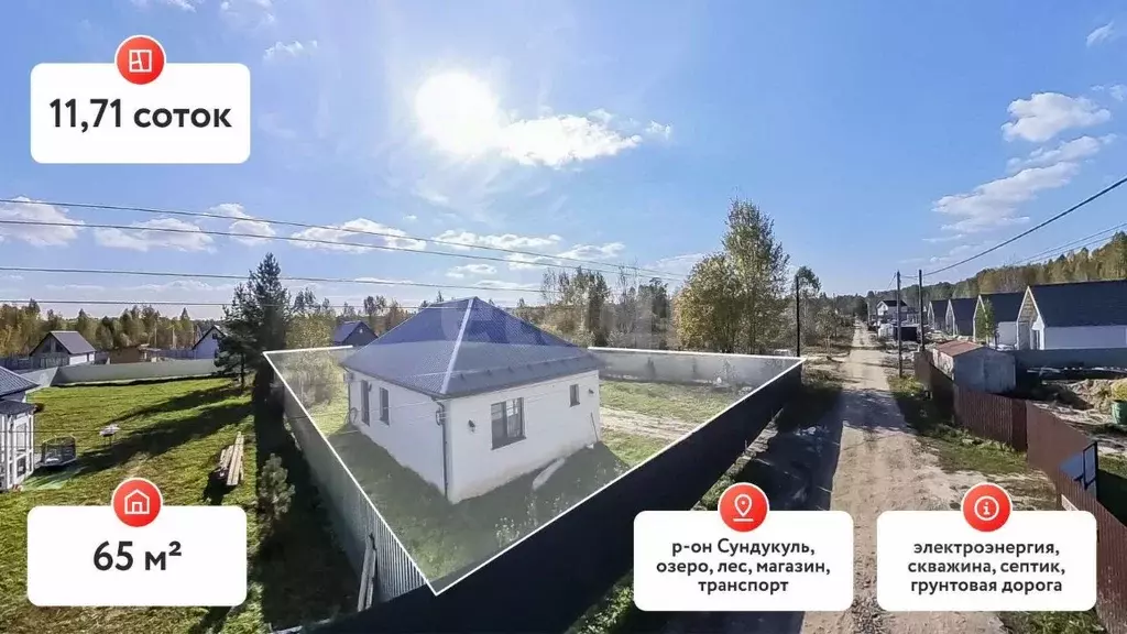 Дом в Тюменская область, Нижнетавдинский муниципальный округ, ... - Фото 0