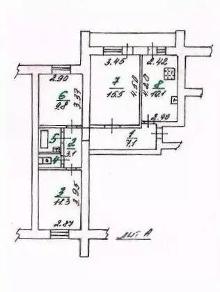 3-к кв. Орловская область, Орел ул. Максима Горького, 103 (60.6 м) - Фото 1