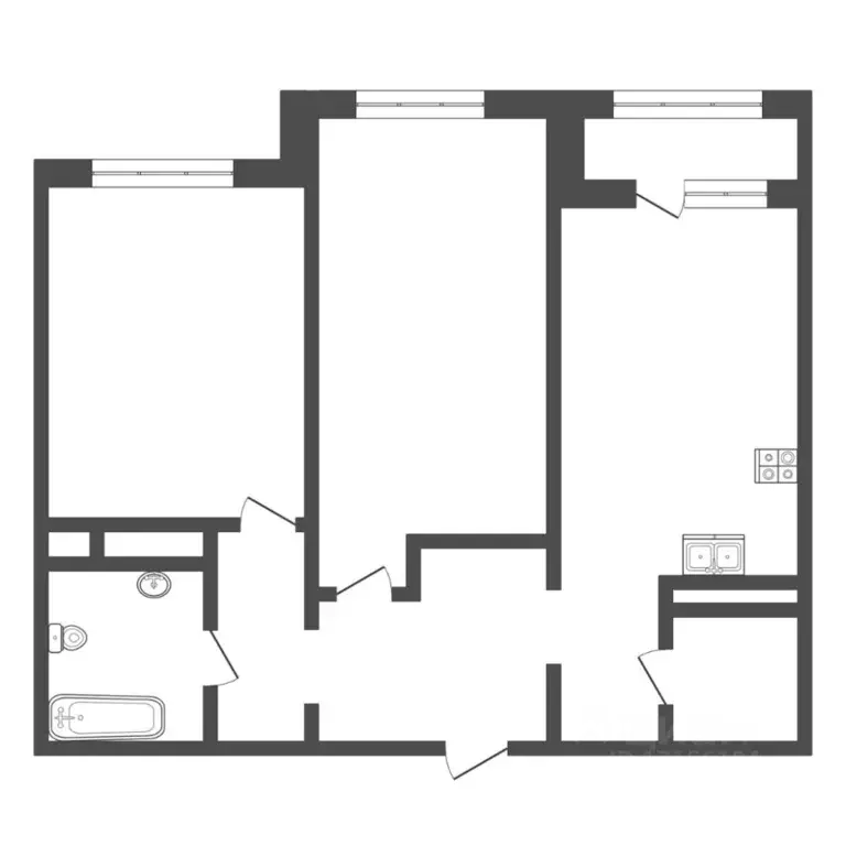 2-к кв. Тюменская область, Тюмень ул. Заполярная, 9 (60.1 м) - Фото 1