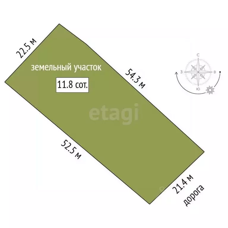 Участок в Кемеровская область, Кемерово ул. Черемушки (11.8 сот.) - Фото 2