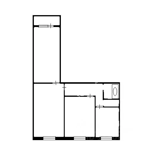 3-к кв. Новосибирская область, Новосибирск ул. Чехова, 273 (60.0 м) - Фото 1