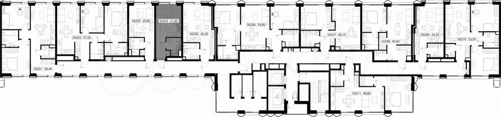 Квартира-студия, 21 м, 2/17 эт. - Фото 0