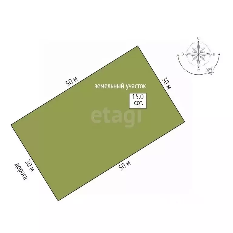 Участок в Ярославская область, Некрасовское рп  (15.0 сот.) - Фото 2