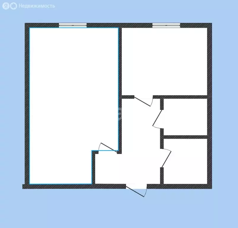 1-комнатная квартира: Губкин, улица Королёва, 12 (36.8 м) - Фото 2