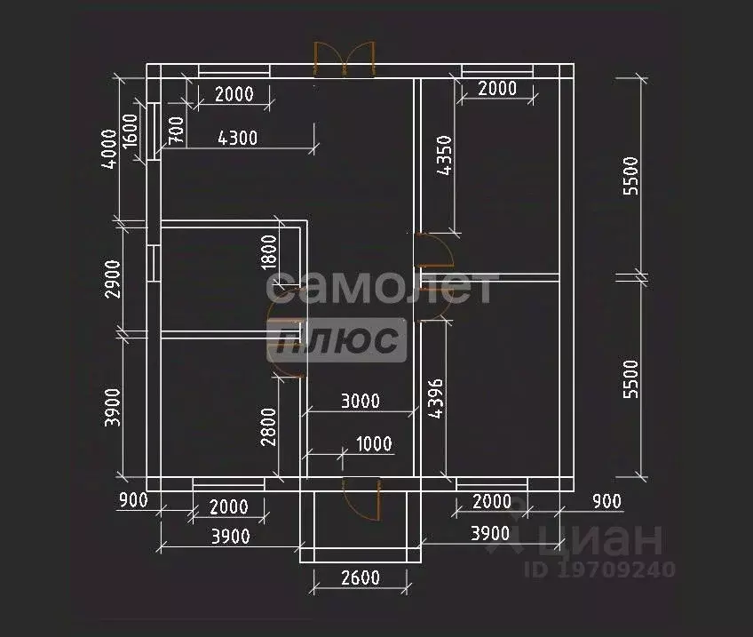 Дом в Курская область, Октябрьский район, Большедолженковский ... - Фото 2