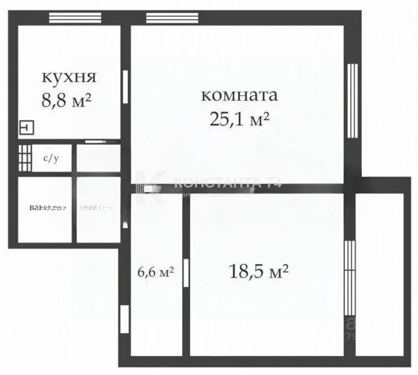 2-к кв. Челябинская область, Челябинск ул. Профессора Благих, 59 (65.9 ... - Фото 2