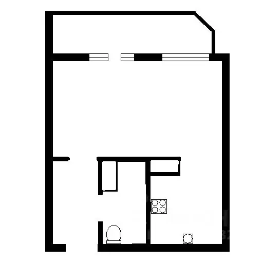 1-к кв. Санкт-Петербург Кондратьевский просп., 68к4 (31.0 м) - Фото 2