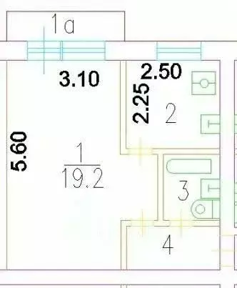 1-к кв. Москва Гжатская ул., 4К1 (31.0 м) - Фото 1