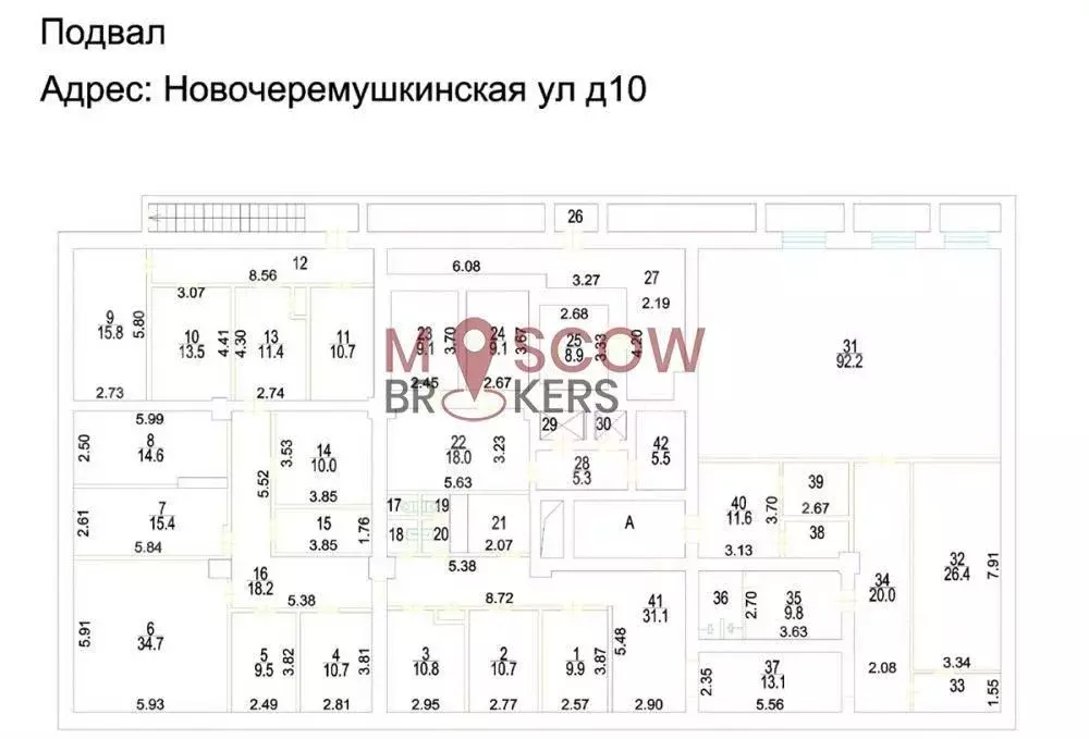 Помещение свободного назначения в Москва Новочеремушкинская ул., 10 ... - Фото 1