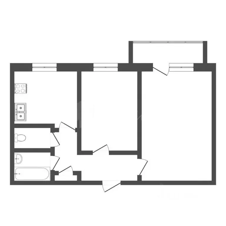 2-к кв. Тюменская область, Тюмень Транспортная ул., 108 (50.0 м) - Фото 1