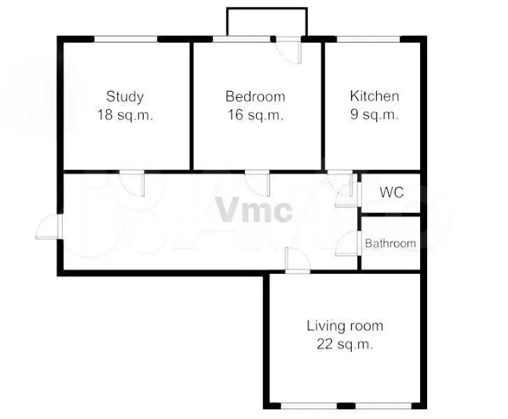 3-к. квартира, 80 м, 5/8 эт. - Фото 0