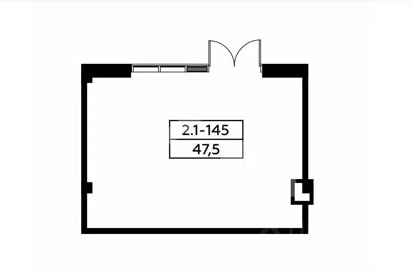 Помещение свободного назначения в Москва БК Прокшино тер., 2 (48 м) - Фото 2