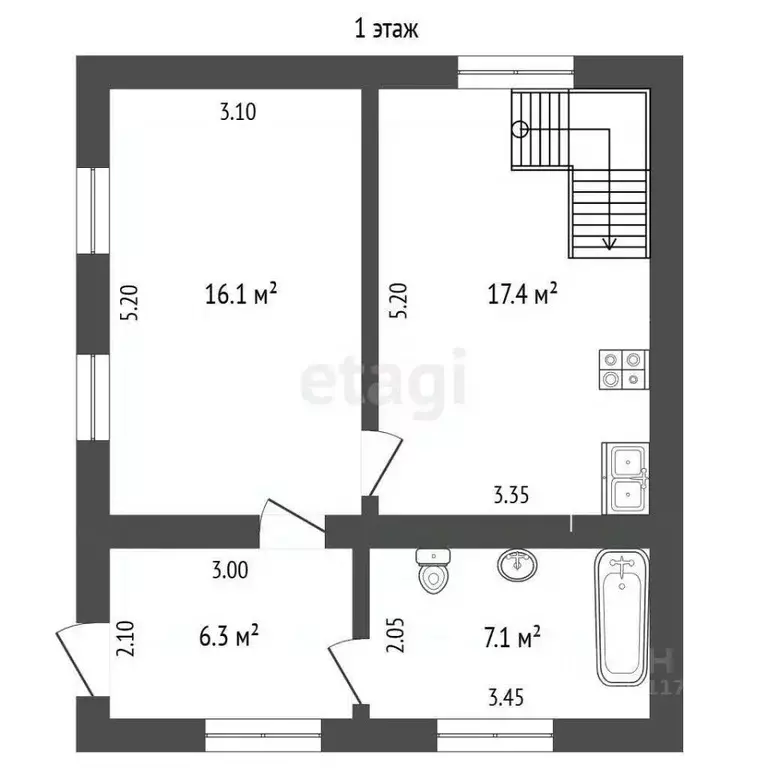 Дом в Севастополь Садоводческое некоммерческое товарищество Кристалл-2 ... - Фото 2