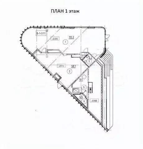 Помещение свободного назначения в Москва наб. Марка Шагала, 15к1 (255 ... - Фото 2