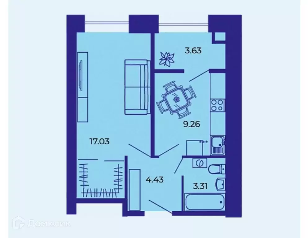 Продаётся 1-к квартира, 37.6 м - Фото 1