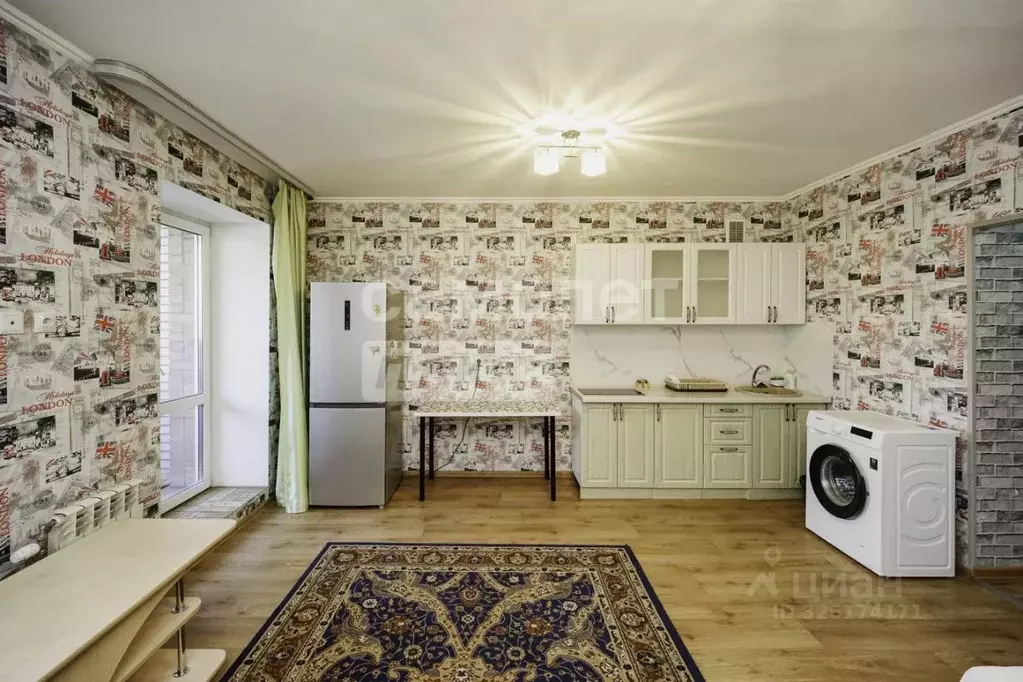 Студия Омская область, Омск Московка мкр, ул. Батумская, 30/1 (33.7 м) - Фото 1