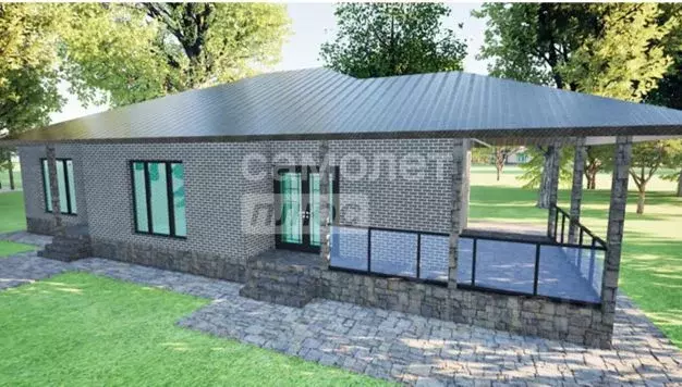 Дом в Липецкая область, Липецкий муниципальный округ, с. Подгорное ул. ... - Фото 1