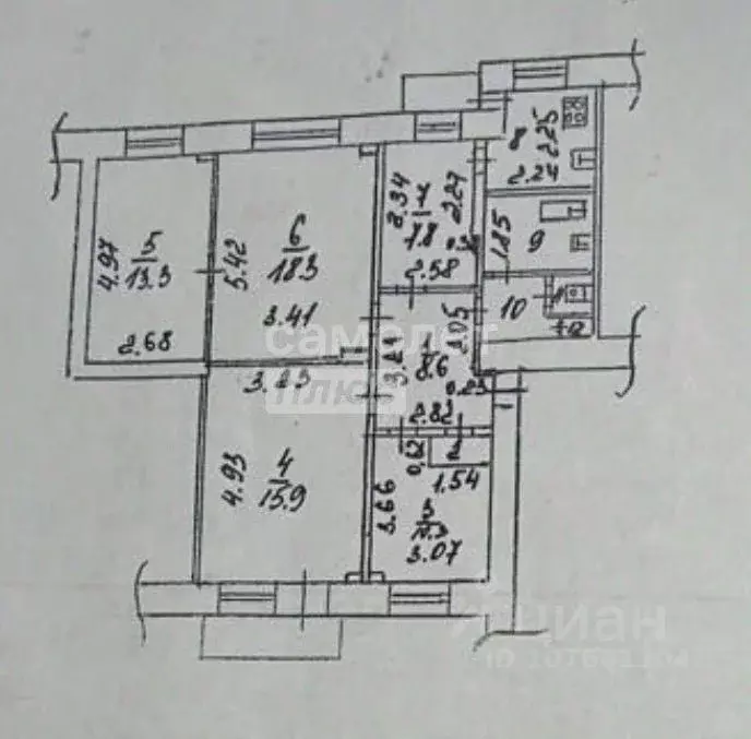 4-к кв. Липецкая область, Липецк ул. Территория Военный Городок № 1, ... - Фото 2